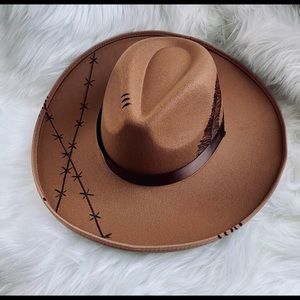 Brown Western/Boho hat